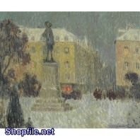 Tranh sơn dầu tượng đài hùng vĩ